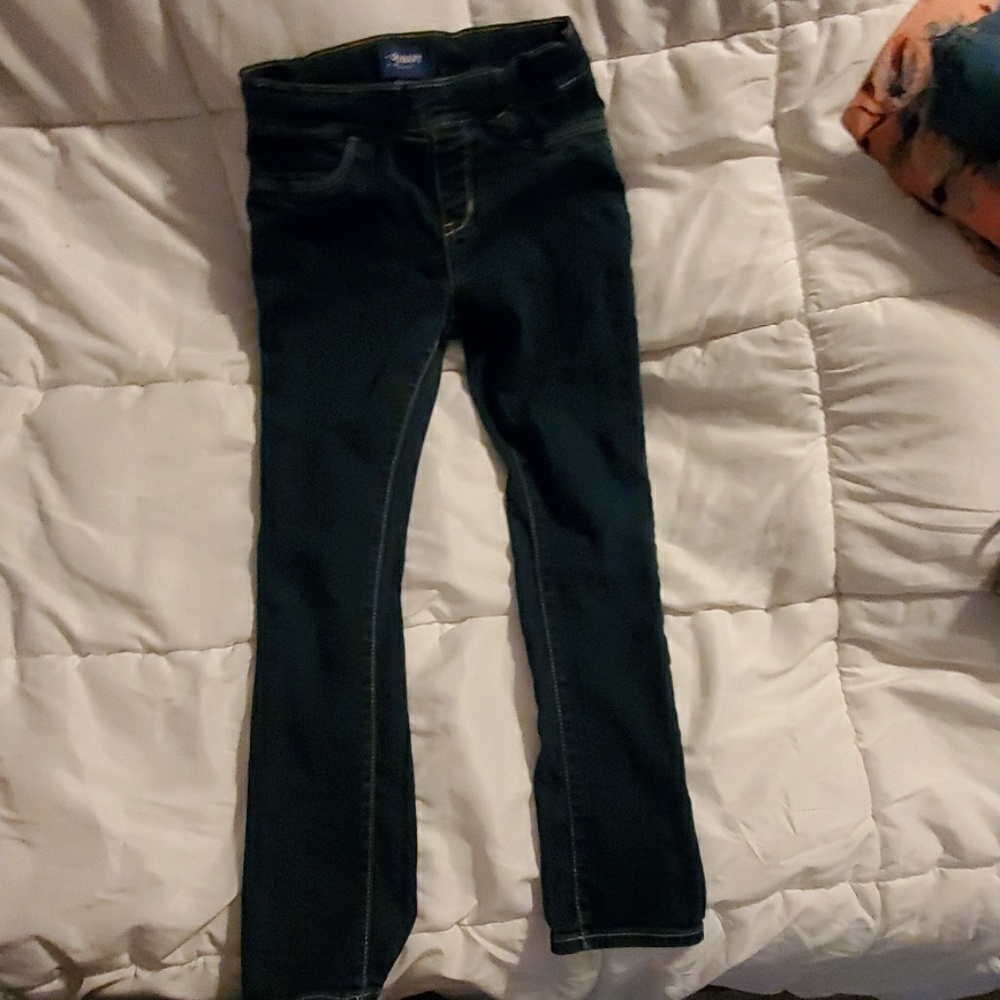 Dark wash jeggings